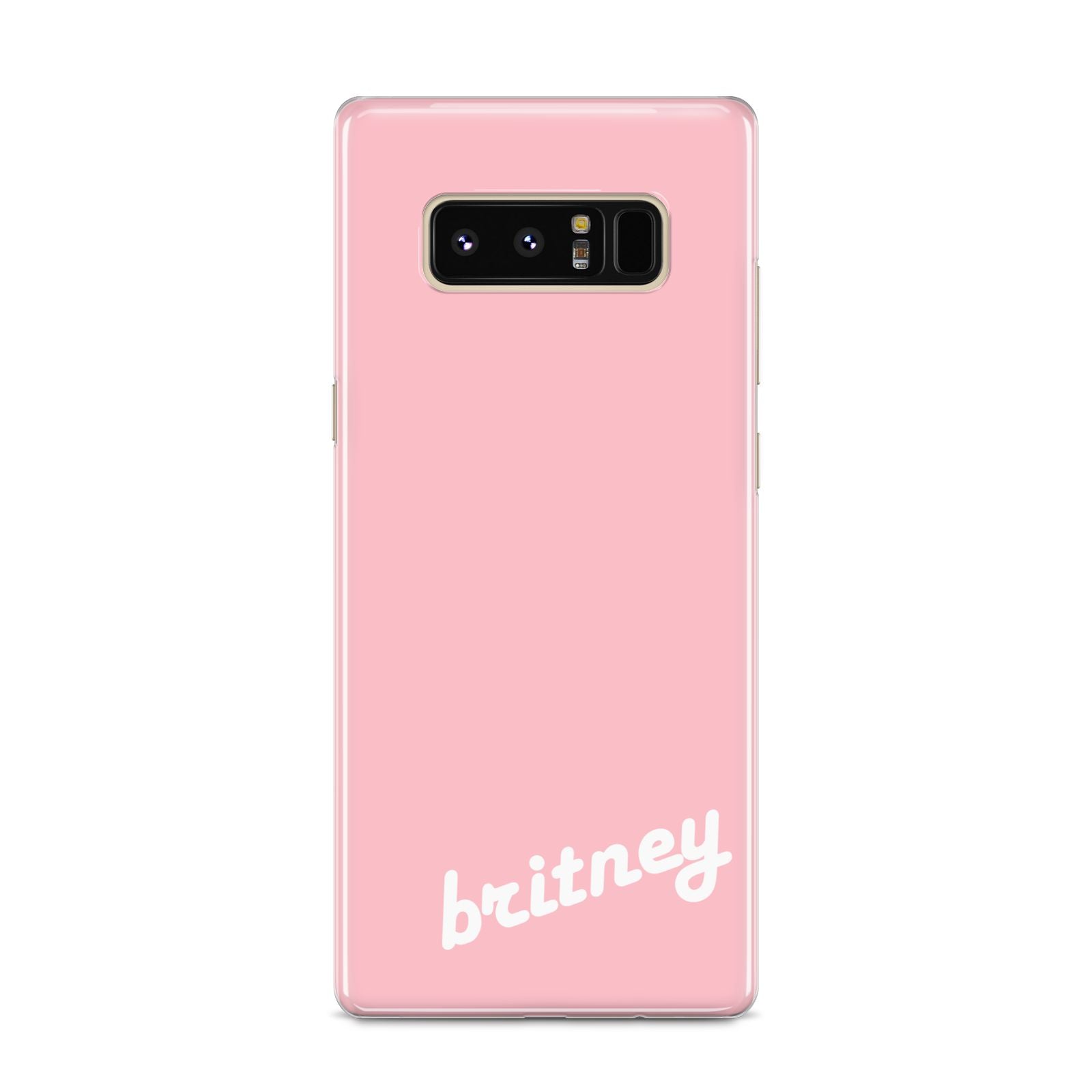 Personalised Pink Name Samsung Galaxy S8 Case