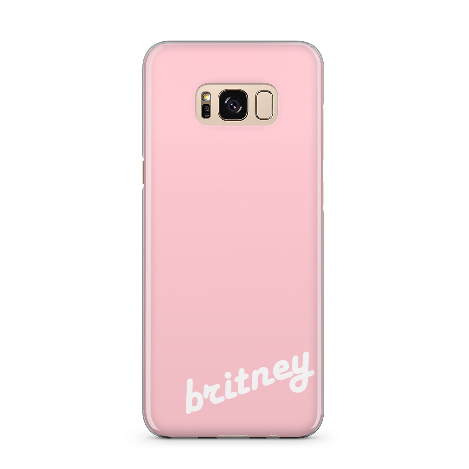 Personalised Pink Name Samsung Galaxy S8 Plus Case