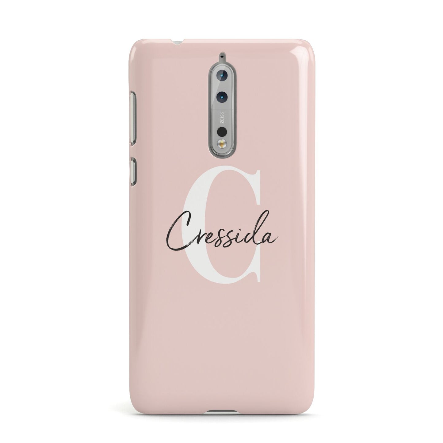Personalised Pink Name and Initial Nokia Case