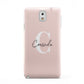 Personalised Pink Name and Initial Samsung Galaxy Note 3 Case