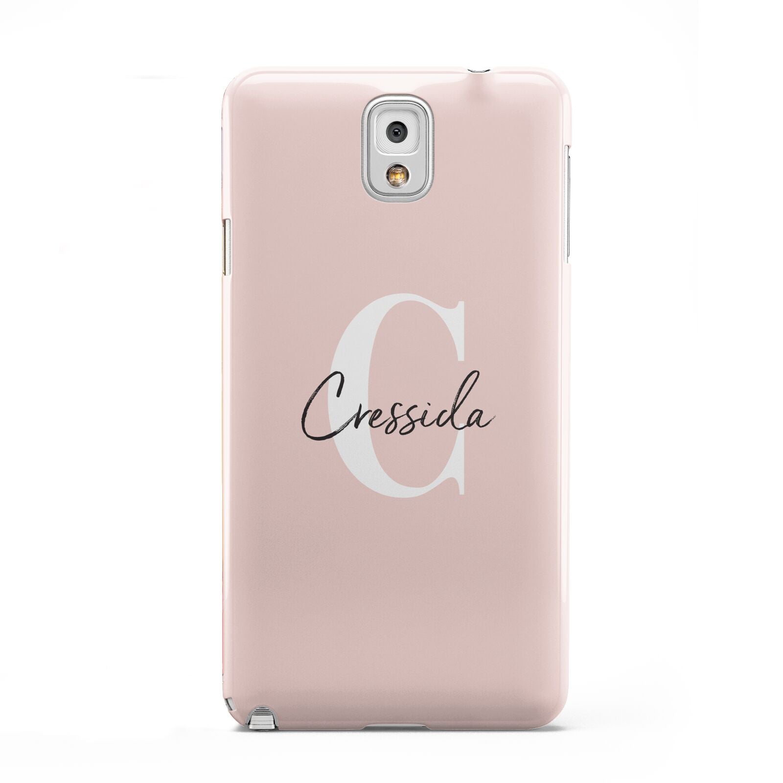 Personalised Pink Name and Initial Samsung Galaxy Note 3 Case