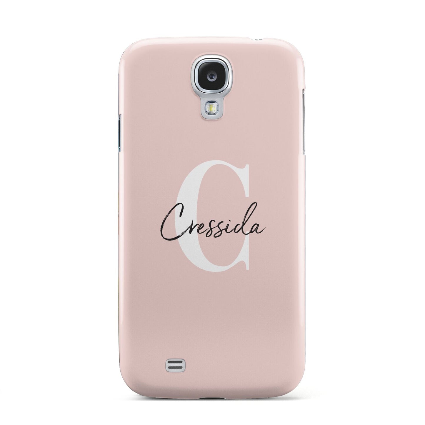 Personalised Pink Name and Initial Samsung Galaxy S4 Case