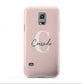 Personalised Pink Name and Initial Samsung Galaxy S5 Mini Case