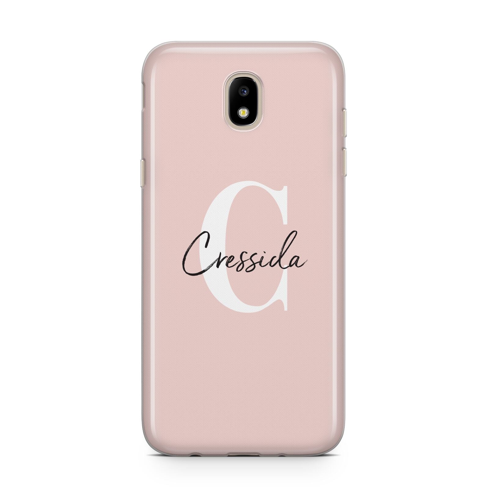 Personalised Pink Name and Initial Samsung J5 2017 Case