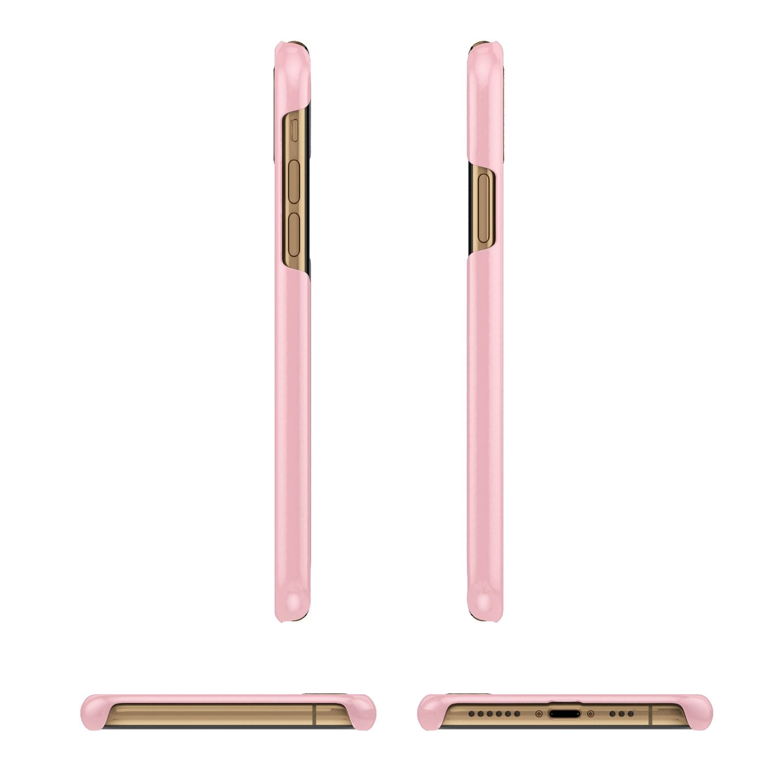 Personalised Pink Name iPhone 11 3D Snap Case Angle Images