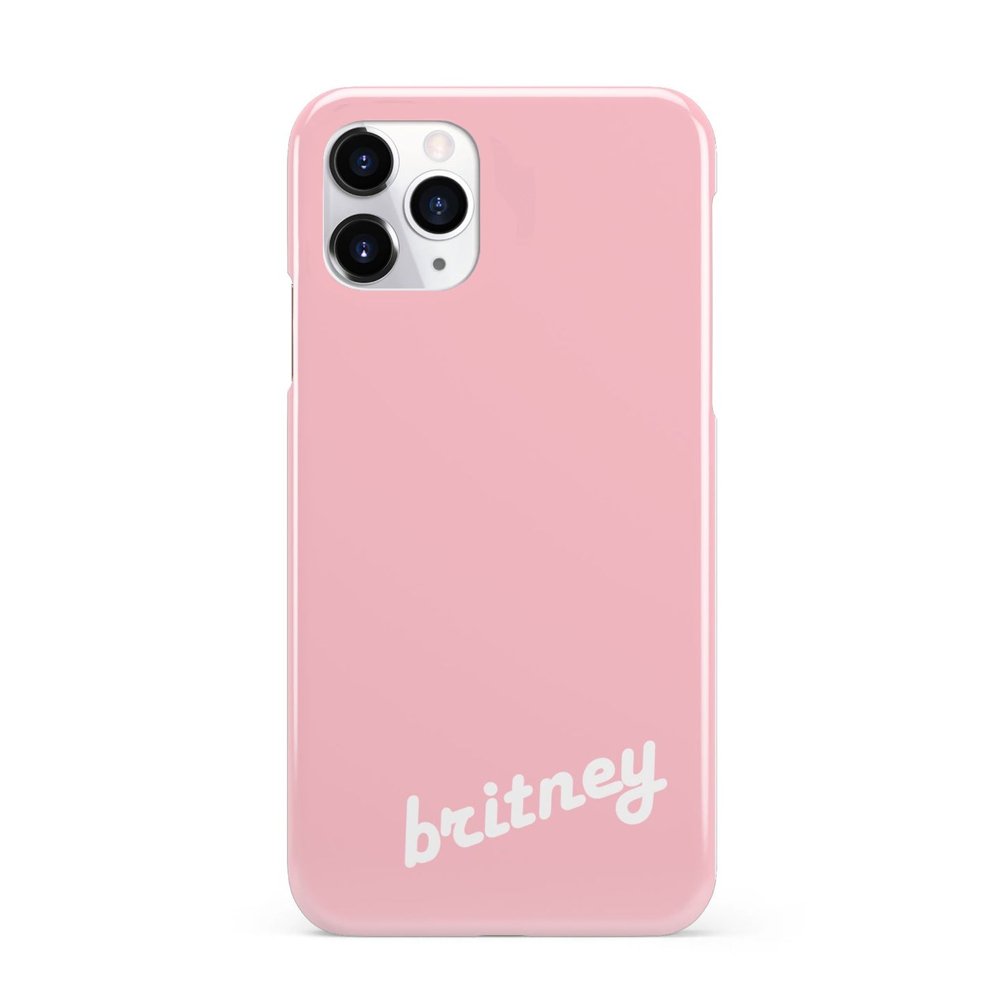 Personalised Pink Name iPhone 11 Pro 3D Snap Case