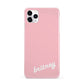 Personalised Pink Name iPhone 11 Pro Max 3D Snap Case