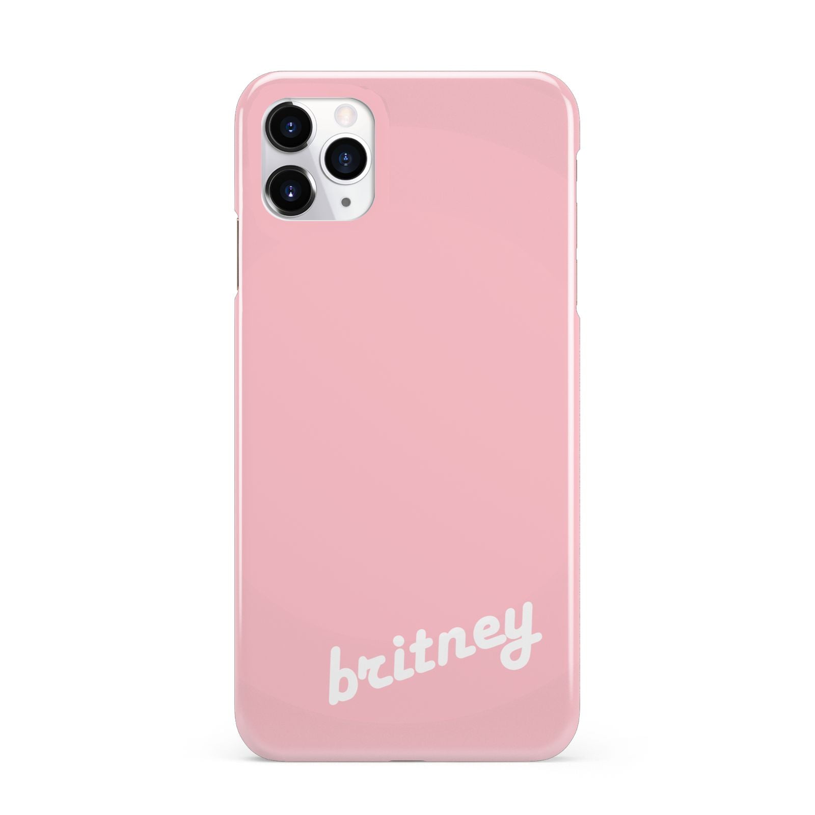 Personalised Pink Name iPhone 11 Pro Max 3D Snap Case