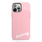 Personalised Pink Name iPhone 13 Pro Max Full Wrap 3D Tough Case