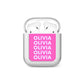 Personalised Pink Names AirPods Case
