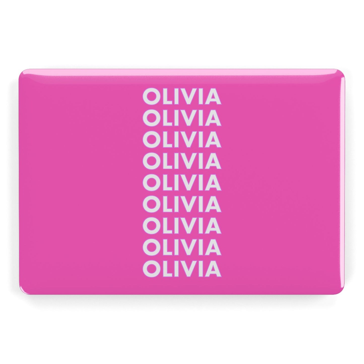 Personalised Pink Names Apple MacBook Case