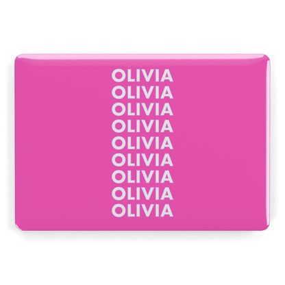 Personalised Pink Names Apple MacBook Case