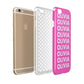 Personalised Pink Names Apple iPhone 6 3D Tough Case Expanded view
