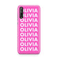 Personalised Pink Names Huawei Enjoy 10s Phone Case