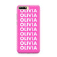 Personalised Pink Names Huawei Y6 2018