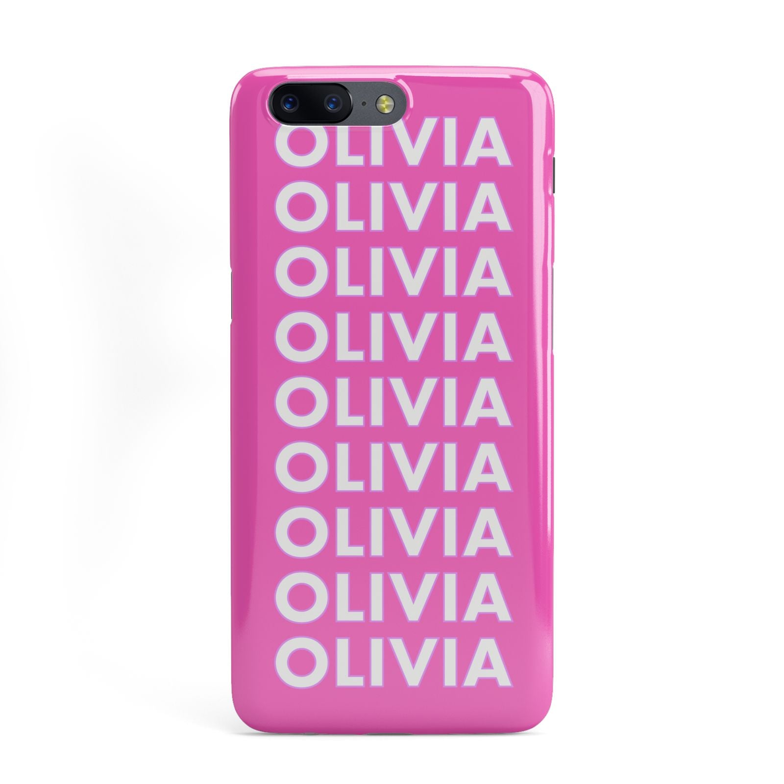 Personalised Pink Names OnePlus Case