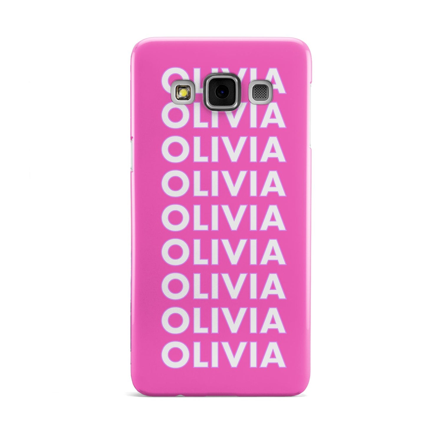 Personalised Pink Names Samsung Galaxy A3 Case