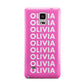 Personalised Pink Names Samsung Galaxy Note 4 Case