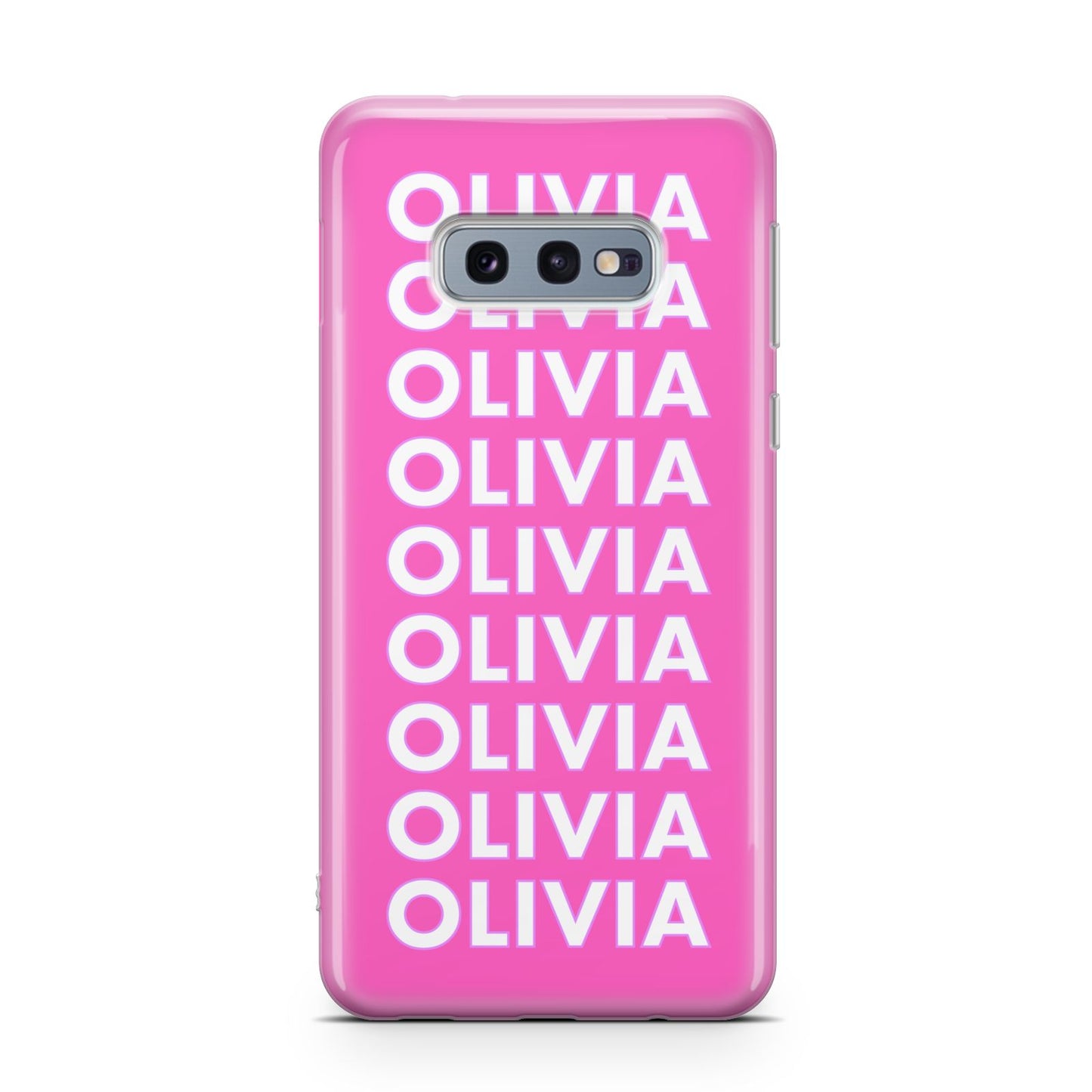 Personalised Pink Names Samsung Galaxy S10E Case