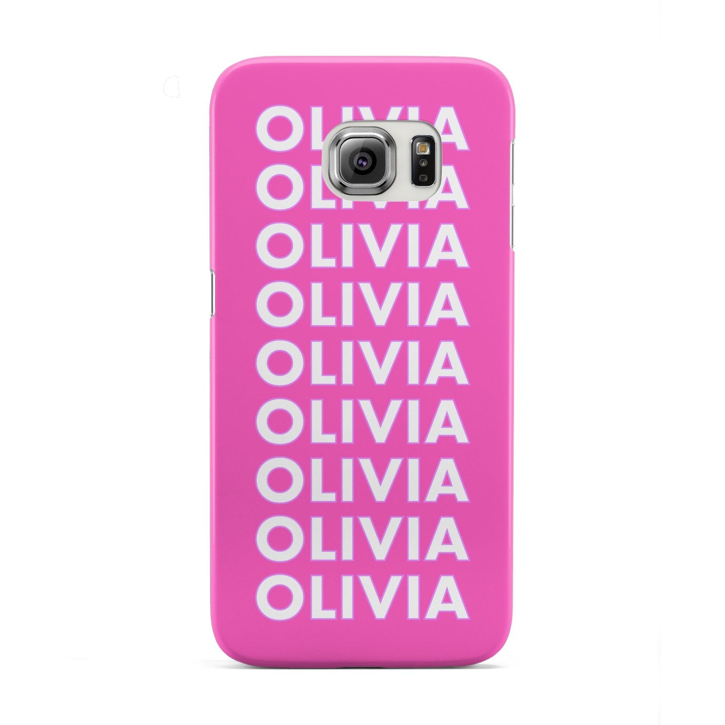 Personalised Pink Names Samsung Galaxy S6 Edge Case