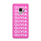 Personalised Pink Names Samsung Galaxy S9 Case