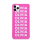 Personalised Pink Names iPhone 11 Pro Max 3D Snap Case