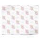 Personalised Pink New Baby Photograph Personalised Wrapping Paper Alternative
