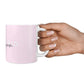 Personalised Pink Outline Name 10oz Mug Alternative Image 4