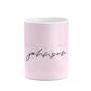 Personalised Pink Outline Name 10oz Mug Alternative Image 7