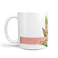 Personalised Pink Peony 10oz Mug Alternative Image 1