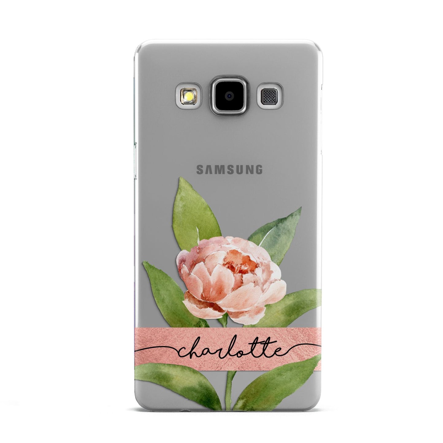 Personalised Pink Peony Samsung Galaxy A5 Case