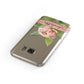 Personalised Pink Peony Samsung Galaxy Case Front Close Up