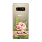 Personalised Pink Peony Samsung Galaxy S8 Case