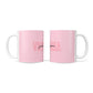 Personalised Pink Red Names 10oz Mug Alternative Image 3