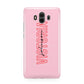 Personalised Pink Red Names Huawei Mate 10 Protective Phone Case