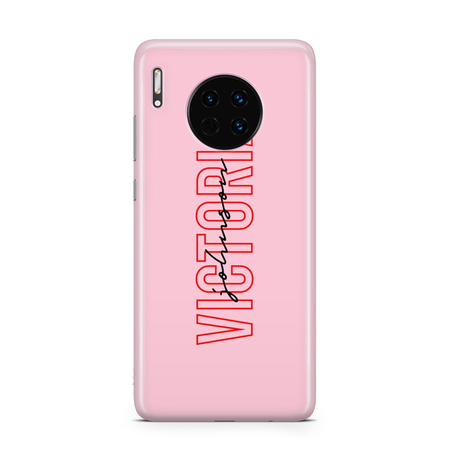 Personalised Pink Red Names Huawei Mate 30