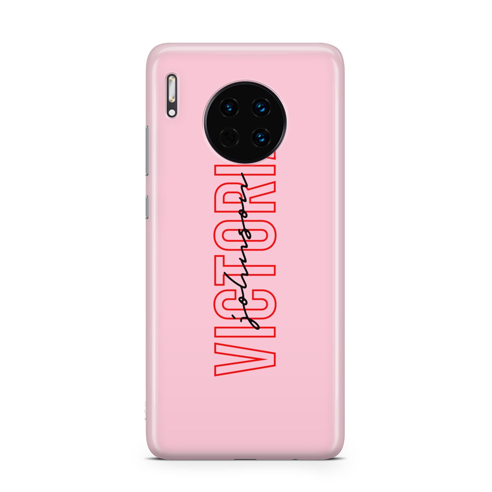 Personalised Pink Red Names Huawei Mate 30