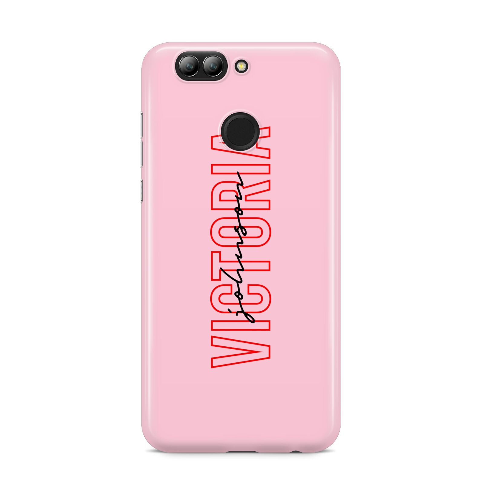 Personalised Pink Red Names Huawei Nova 2s Phone Case