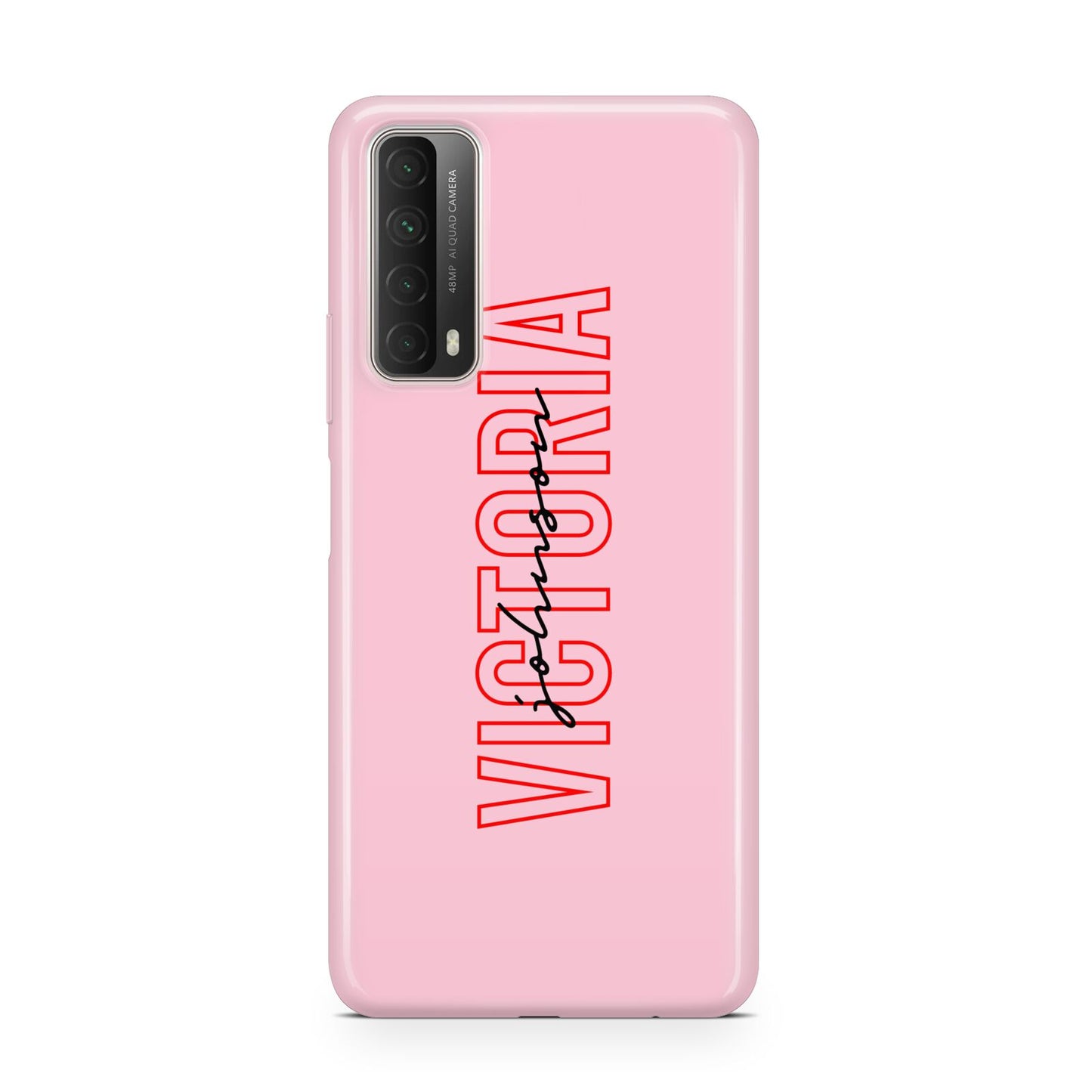 Personalised Pink Red Names Huawei P Smart 2021