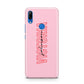 Personalised Pink Red Names Huawei P Smart Z