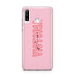 Personalised Pink Red Names Huawei P30 Lite Phone Case