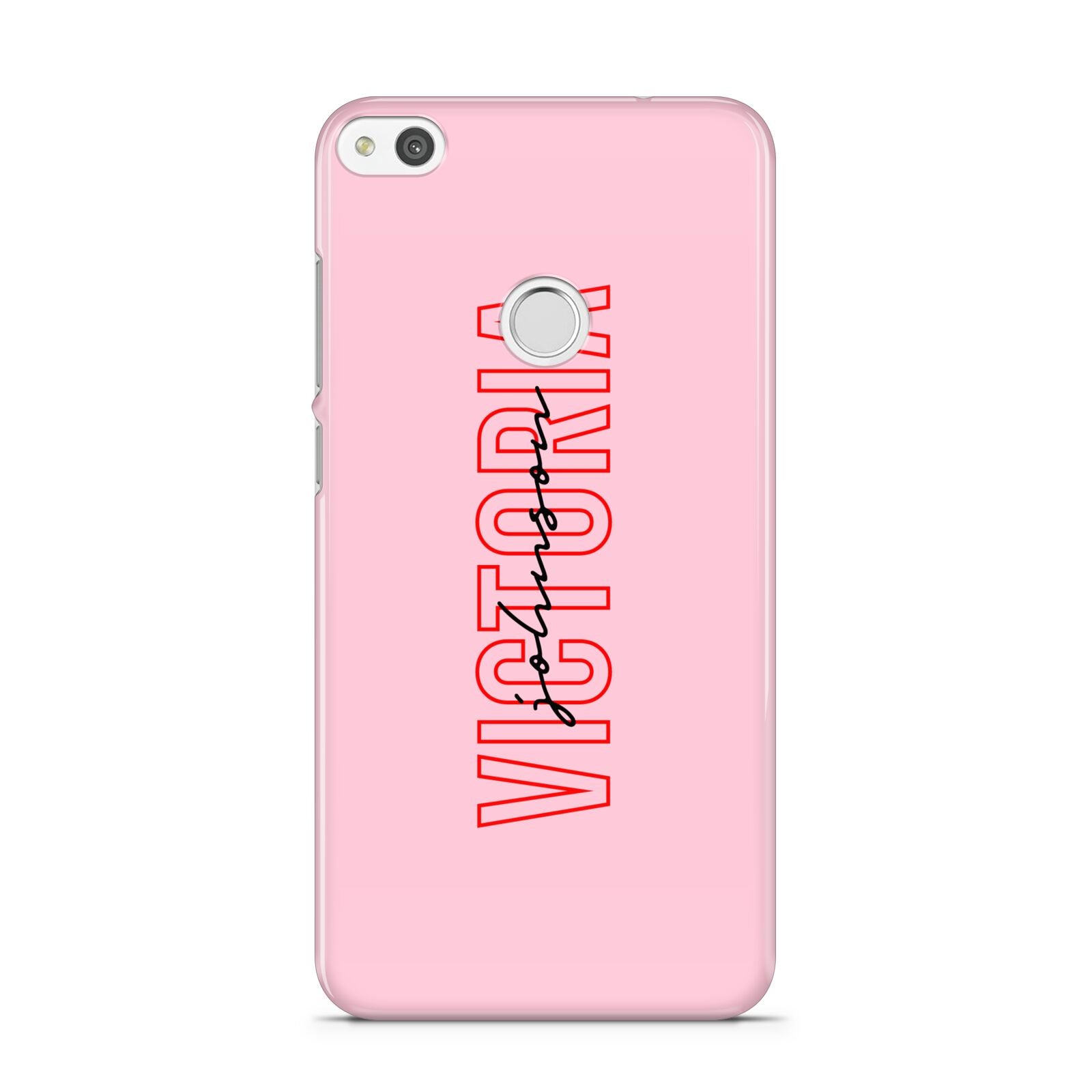 Personalised Pink Red Names Huawei P8 Lite Case