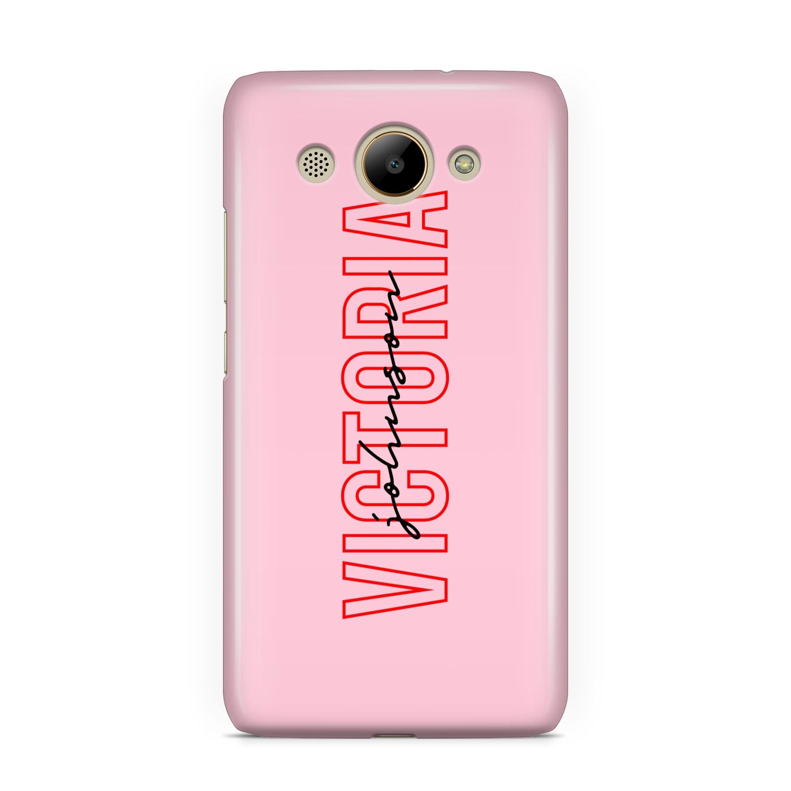 Personalised Pink Red Names Huawei Case – Dyefor