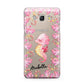 Personalised Pink Seahorse Samsung Galaxy J5 2016 Case