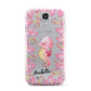 Personalised Pink Seahorse Samsung Galaxy S4 Case