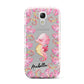 Personalised Pink Seahorse Samsung Galaxy S4 Mini Case