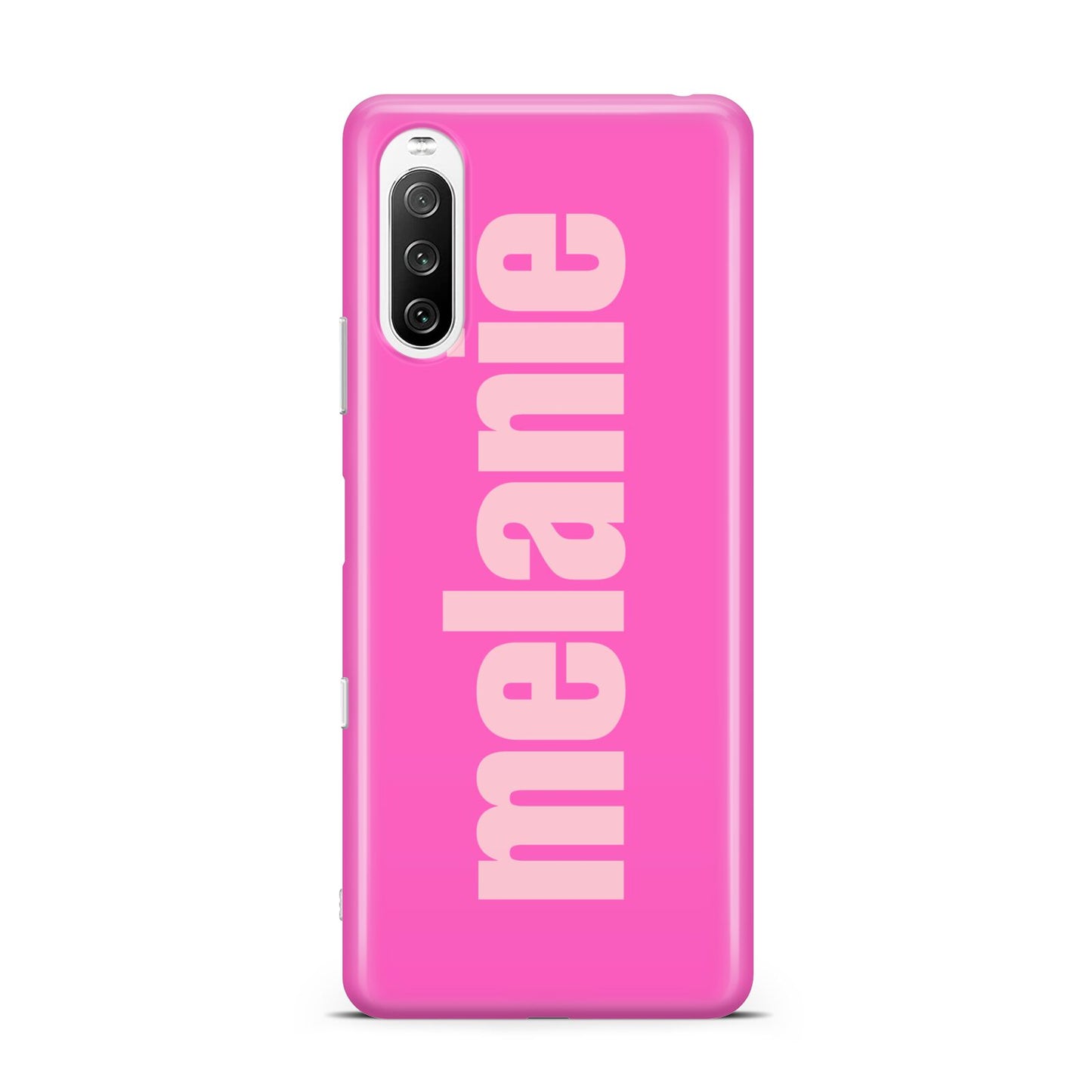 Personalised Pink Sony Xperia 10 III Case