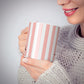 Personalised Pink Striped Initial 10oz Mug Alternative Image 6