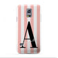 Personalised Pink Striped Initial Samsung Galaxy S5 Mini Case