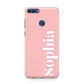 Personalised Pink Text Huawei P Smart Case